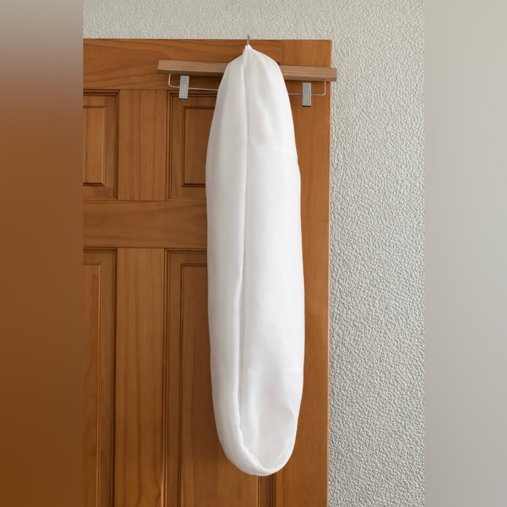 Calvin Klein White Fabric Scarf